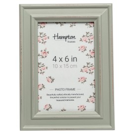 Hampton Frames PALOMA Distressed Shabby Chic Picture Photo Frame Sage Green 4x6 (10x15cm) PAL301946S