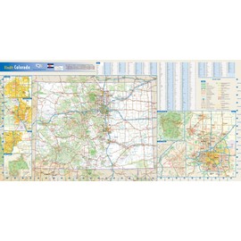 Colorado State Wall Map - 31.25" x 15.75" Paper