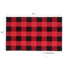 ih casa décor Coir Door Mat Red Buffalo