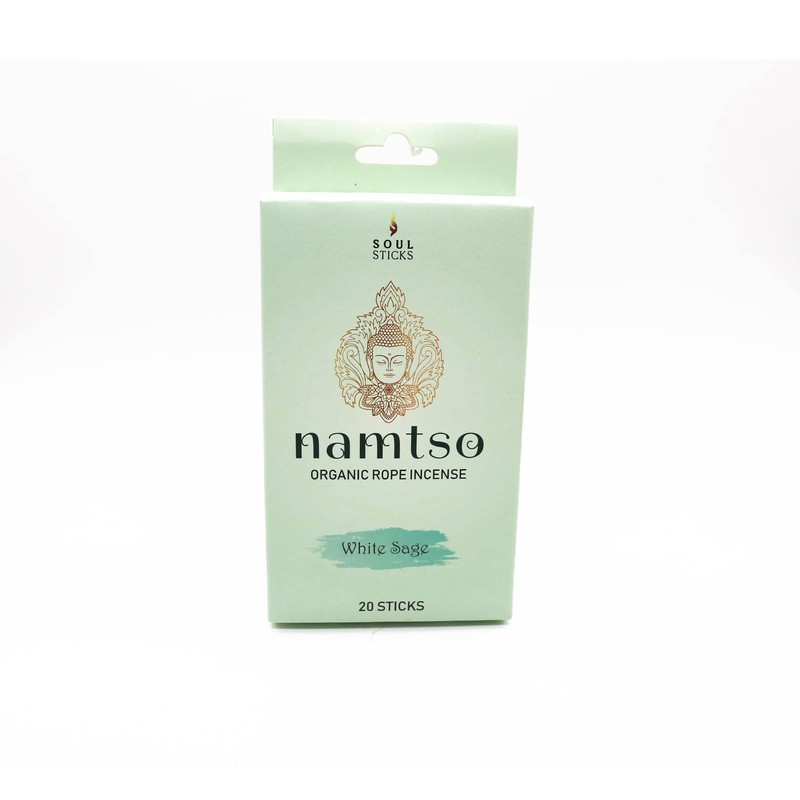 Soul Sticks Namtso Tibetan Handmade Rope Incense 20 Sticks Handrolled