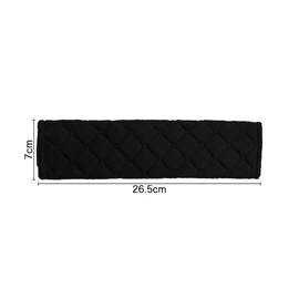 Jagowa 2 Pcs Car Seat Belt Pad Cover Car Seatbelt Covers Protector Comfort Seat Belt Shoulder Strap (Black)