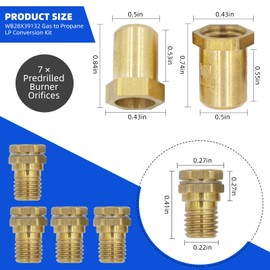 WB28X39132 WB28X24757 for Kenmore GE Appliance Lp Conversion Kit Gas Range Liquid Propane Conversion Kit Model Specific Not