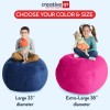 Creative QT Stuff ’n Sit XL 38’’ Bean Bag Storage