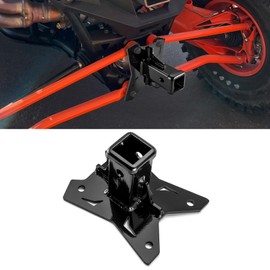 ROMELACK 2" Receiver Rear Trailer Hitch Heavy Duty Steel Compatible with Polaris RZR Pro R 4 2022-2025(No Drilling)