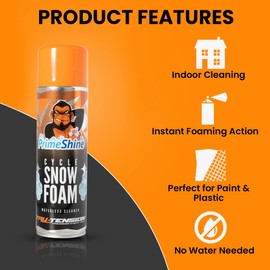 Tru-Tension - Cycle Snow Foam - Bicycle Cleaner 500ml Instant Foaming Action Bicycle Chain Cleaner - Perfect for Paint and Plastic - Shiny and Clear Surface
