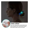 12pcs Goma Elásticas Led Light Pelo Scrunchies Para Fiestas Multicolors