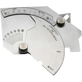 RIVERWELD Bridge Cam Gage Test Depth of Undercut Fillet Weld Throat Size Length Angle