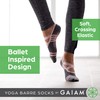 Gaiam womens Gaiam Yoga Barre Socks Folkstone 2pk, Folkstone (2-pack),
