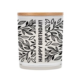 Elanze Designs Happy Birthday 11.5 Ounce Pure Soy Wax Jar Candle, Sugared Citrus Scent