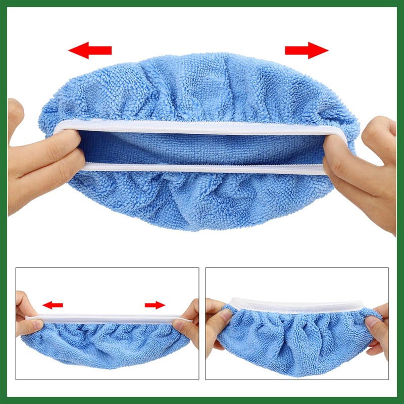 Motoforti 10pcs 5-6 Inch Microfiber Car Polishing Buffing Pad Bonnet