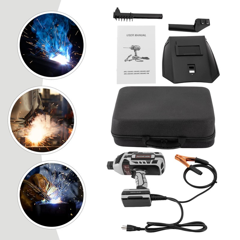 Cbhfmljd Electric Welder Hand Held Welding Machine Kit, 110V/4600W IGBT