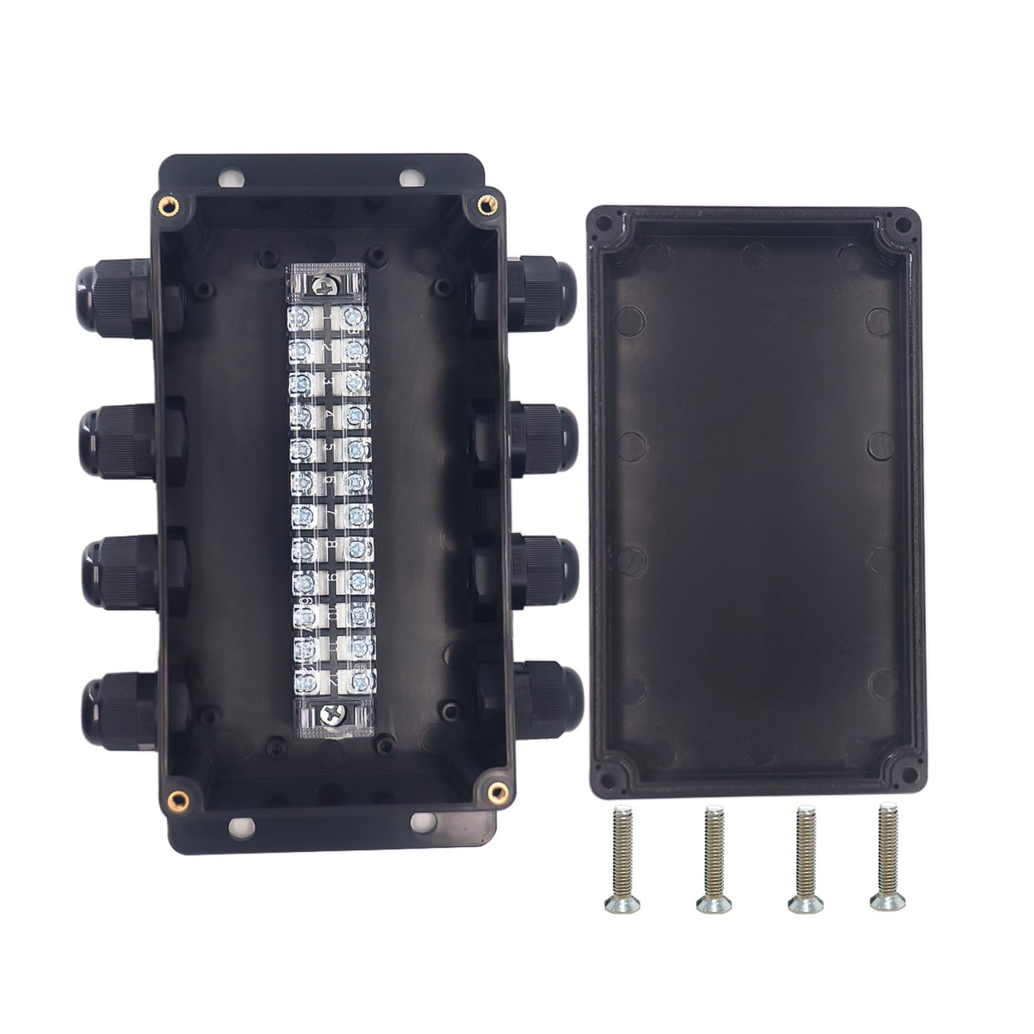 YETLEBOX Watertight Junction Box, IP67 Waterproof Electrical Project ...