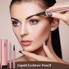 Eyebrow Pencil with 4 Tips Micro Head, Eyebrow Pencil Micro