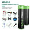 Kruta Solar Lights Batteries AAA 1100mah High Capacity 1.2V Ni-MH