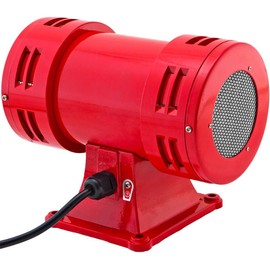 Vixen Horns Loud Air Raid Siren - Industrial Alarm Heavy Duty Electric Motor 120V, Fire Tornado Siren Horn (Omnidirectional, 116 dB, Range 1600 ft)
