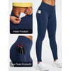 Heathyoga Leggings with Pockets for Women Tummy Control High Waist