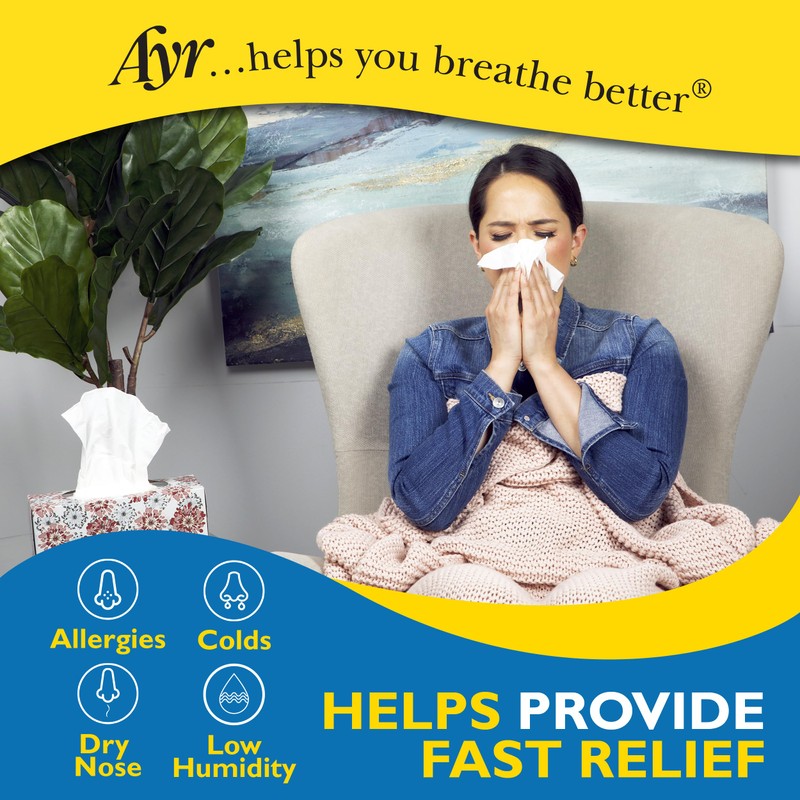 Ayr Saline Nasal Mist, 1.69 Fl Oz (Pack of 6)