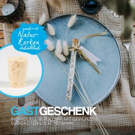 Tuuters 25 Test Tubes with Rolled Rim and Cork | High-Quality Workmanship ✓ Ideal for Attaching Gift Tags ✓, 160 x Ø 16mm