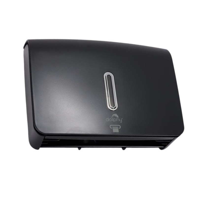Dolphy Plaza Ultraslim Paper Towel Dispenser - Black