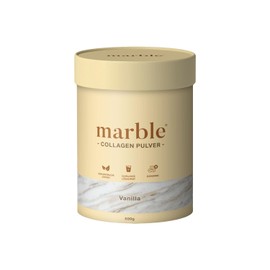 marble® Collagen Powder 500 g - Collagen Peptides Skin Glow - Amino Acids Complex High Dose - Collagen Powder in Cardboard Box without Plastic Spoon - Vanilla