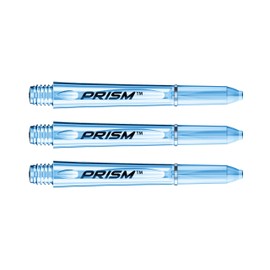 WINMAU Prism 1.0 Blue Short Polycarbonate Dart Stems - 1 Set per Pack (3 Shafts Total)