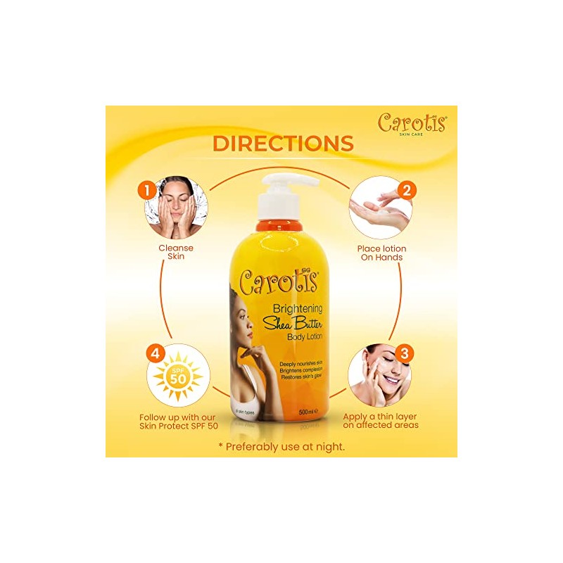 CAROTÏS Carotis, Skin Brightening Body Lotion – 17.6 fl oz
