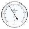 Fischer 122.01 - synthetisches Haar-Hygrometer - 103mm Luftfeuchtigkeitsmesser aus Edelstahl