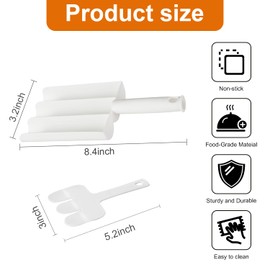 Triple Meatball Maker, Non-Stick Meatball Maker Kitchen Cooking Tool with Chopping Spatula, Creative Meatball Mould for Sorbet, Rice Balls, Fish Balls