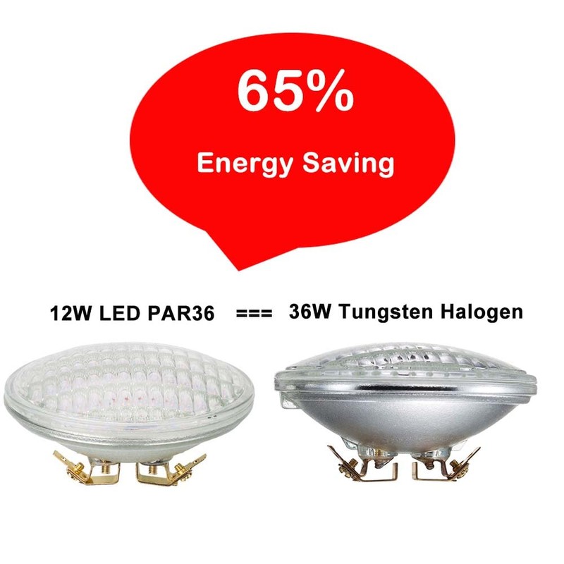 Familite PAR36 LED Landscape Bulb, 12W 36W Halogen Equivalent, AC/DC