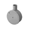 Nichido Denko R161GHW Exposed Round Box One-Touch Type Gray