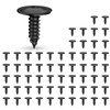 WZYTEU Pack of 60 Flat Head Tapping Screws, M5 ×