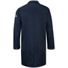 Bulwark FR Concealed Snap-Front Lab Coat, Navy, X-Small
