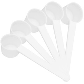 Cabilock 150 Piezas Cucharas Medidoras 5G Plástico Reutilizable Cucharas De Polvo De Leche Para Niños Mini Para Medir Condimentos Y Manualidades