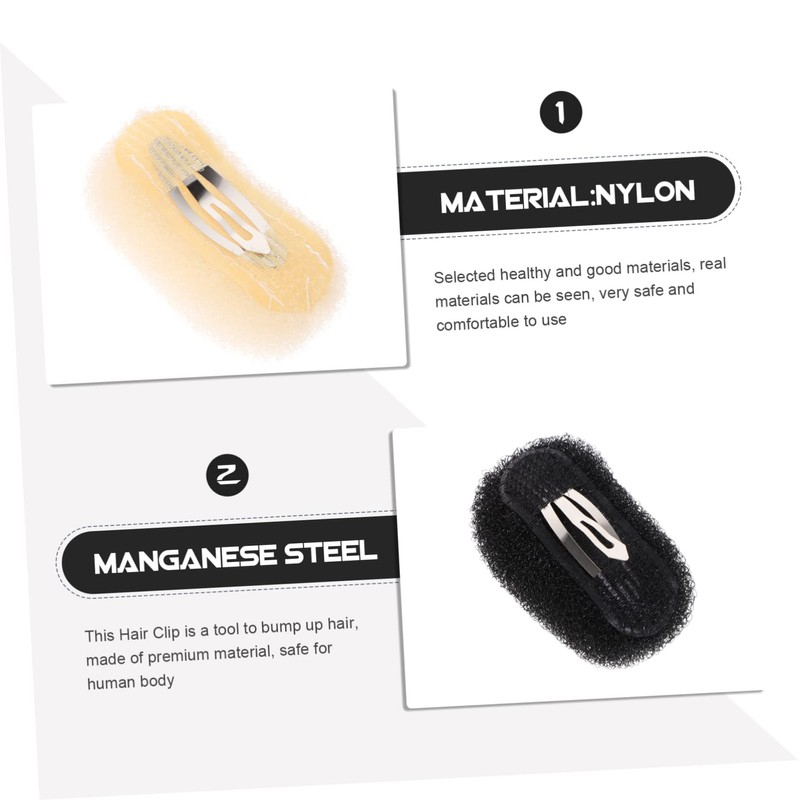 FRCOLOR 4sets Hair Styling Tool Hair Pad Clip for Women