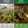 Solar Owl Garden Statue for Outdoor Décor – Plastic Rotating