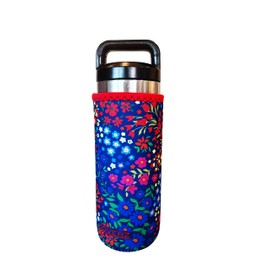 Koverz Water Bottle Sleeve, Neoprene Insulated Bottle Sleeve, Fits 24-30 Oz. Water Bottle, Washable and Reusable, Large Size, Monet