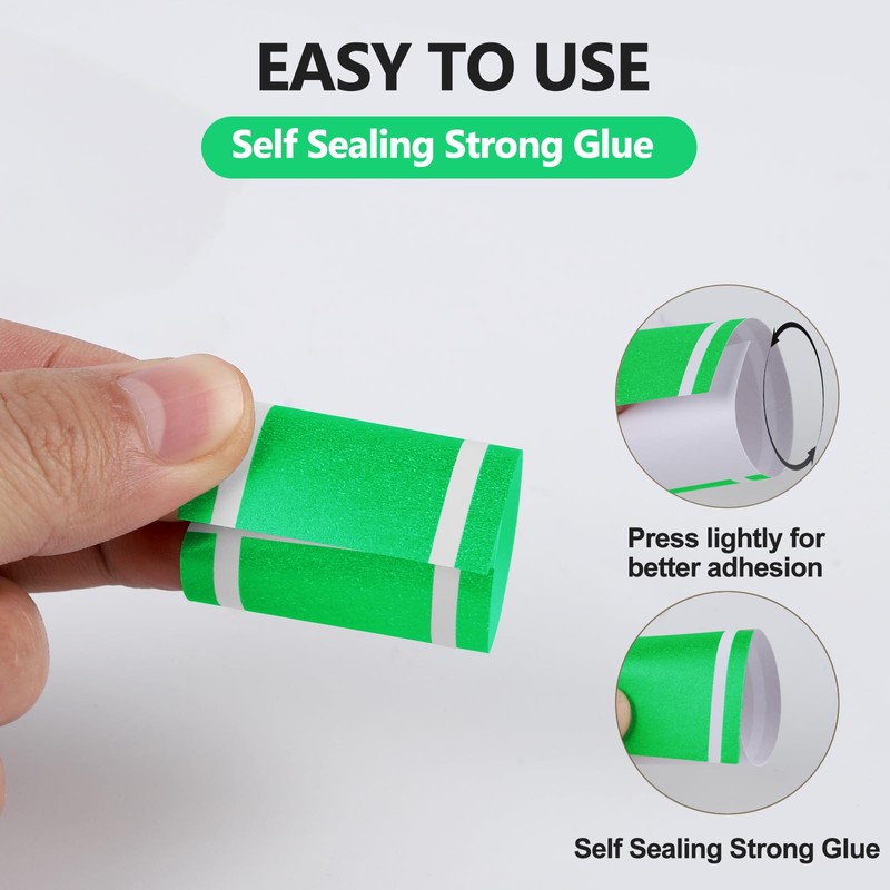 Germiwipe Paper Napkin Bands,Napkin Rings Self Adhesive,Silverware Wraps Bands -