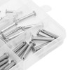 12 Sizes Stainless Steel Clevis Pin Single Hole Flat Head