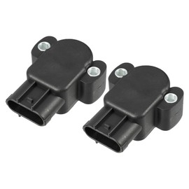 A ABSOPRO Car Throttle Position Sensor No.F4SF9B989AA TPS Sensor for Ford F-350 Super Duty 1999-2005 (Set of 2)