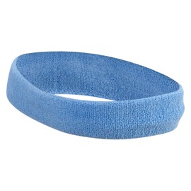 Mountain Goat Logo Embroidered Head Band (Terry) - Lt Blue OSFM
