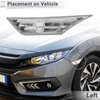 RATCHROLL Left Side Marker Light Cover for Honda Civic 2016-2021
