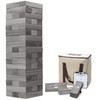 GoSports Large Wooden Toppling Tower - Stacks Up to 3