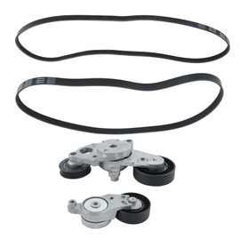 WFLNHB Belt Tensioner Pulley Set Replacement for Camry LE Sedan 4-Door 2.5L 2010-2011 Replacement for Camry SE Sedan 4-Door 2.5L 2010-2011 166200V010 166010V010