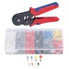 1800Pcs/Set Ferrule Crimping Tool Kit AWG 23‑7 Crimper Plier with