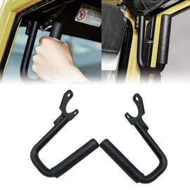ROOCKHITCB Jeep TJ Accessories,Steel Front Grab Handles Fit for 1997-2006 Jeep Wrangler,1997 Wrangler TJ Accessories,T Shape Pull Grab Handles,Heavy Duty Front Vehicle Inner Pull Handle