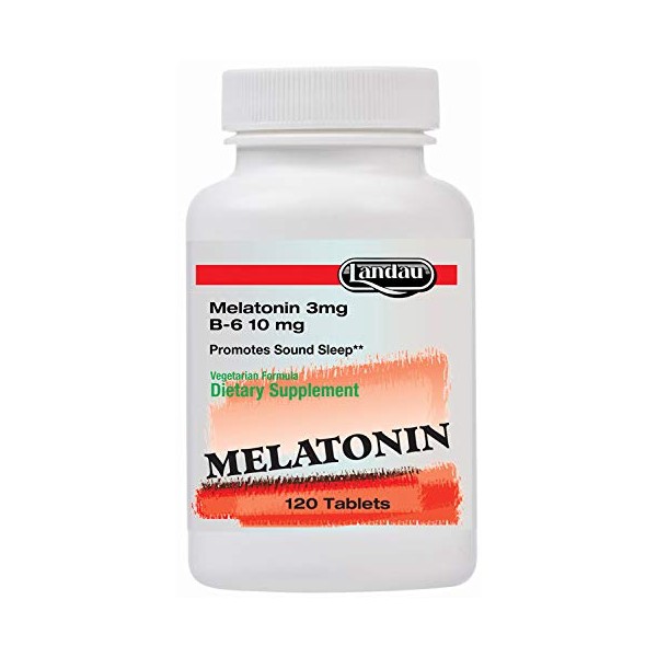 Landau Melatonin 3 Mg Plus B6-120 Tablets