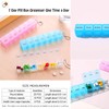 Generic 3-Piece Pill Box Organiser, 7-Day Pill Dispenser, Weekly Pill