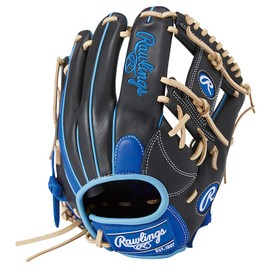 Rawlings Baseball Glove Glove Adult Women Softball HOH DP COLORS [Infielder] Size 11.5 GS4HDR34 Black/Royal Blue *Right Throw