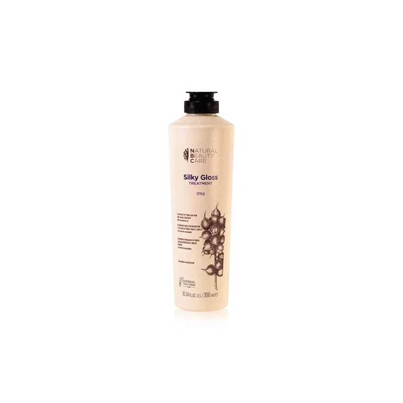 NATURAL BEAUTY CARE Silky Gloss Tratamiento Cabello, Sérum Brillo 300