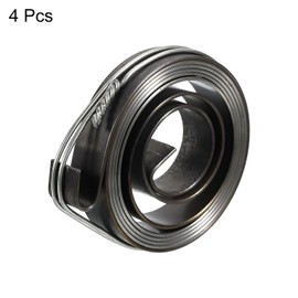 uxcell Drill Press Spring Drill Press Quill Feed Return Coil Spring Assembly Spring Steel Chemical Blackening Finish 680mm Expand Long 35 x 8 x 0.8mm 4 Pcs
